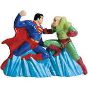 Superman vs. Lex Luther Salt & Pepper Shakers